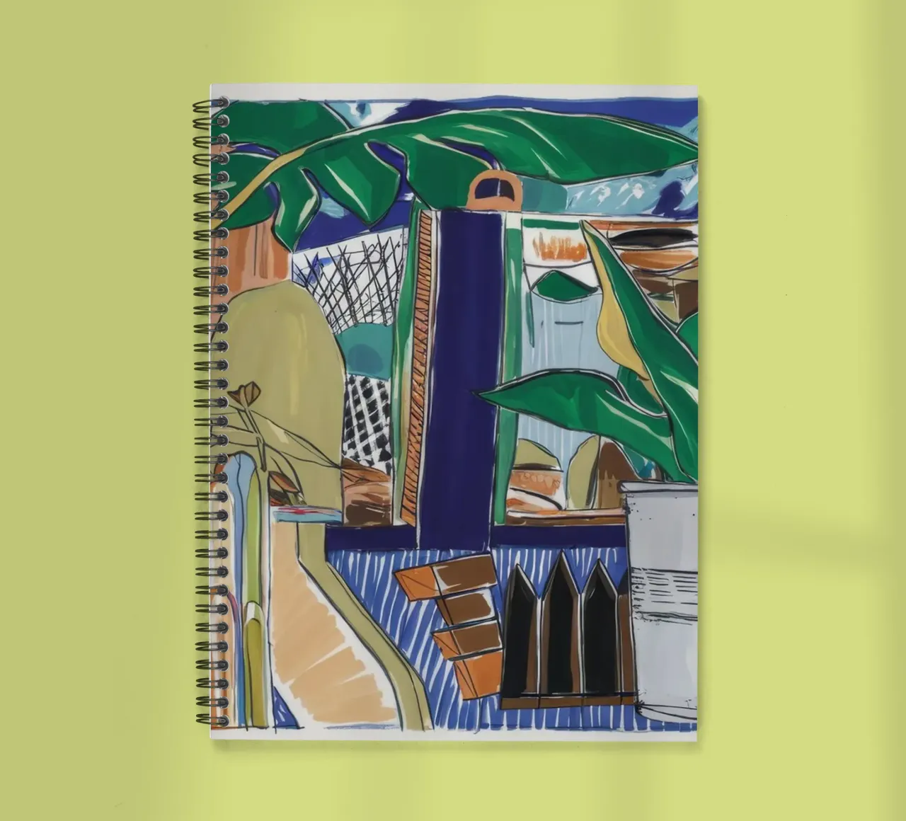Coastal Escape spiral notebook by Beach Palette