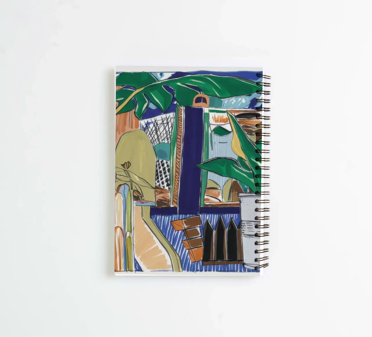 Coastal Escape spiral notebook by Beach Palette