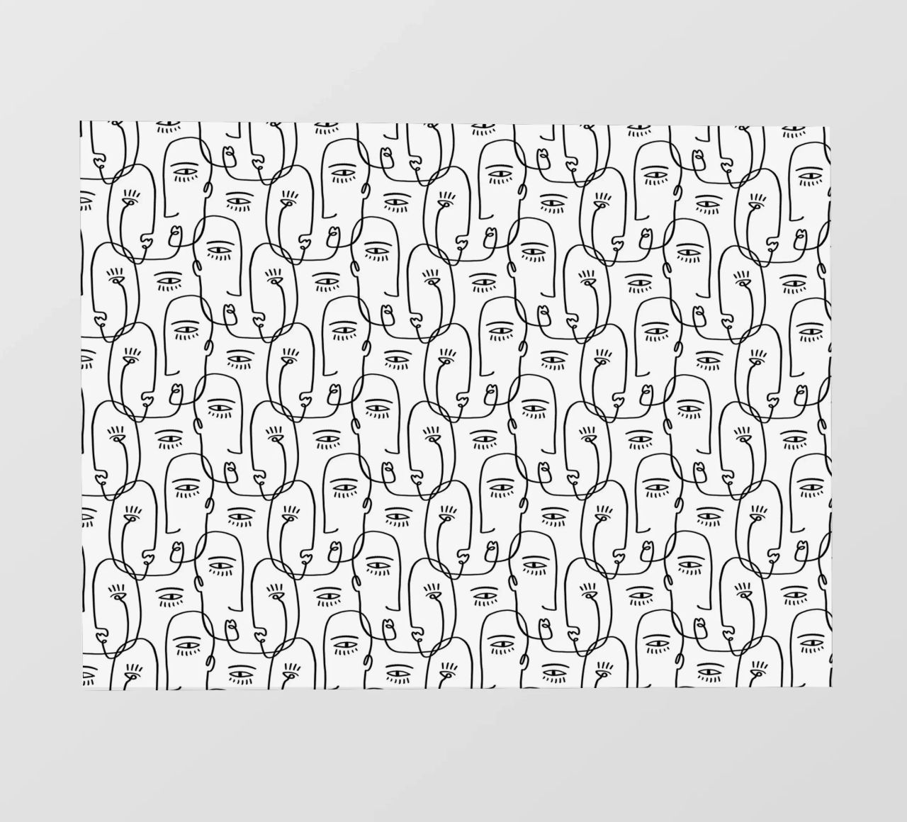 Face Pattern telo in pvc da treechild