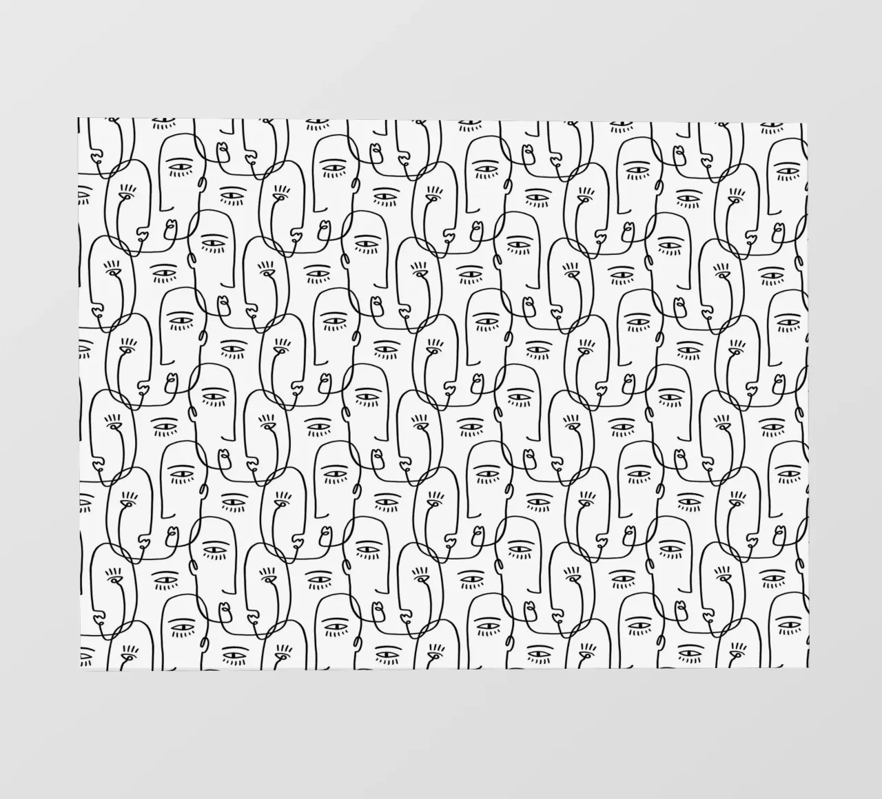 Face Pattern telo in pvc da treechild