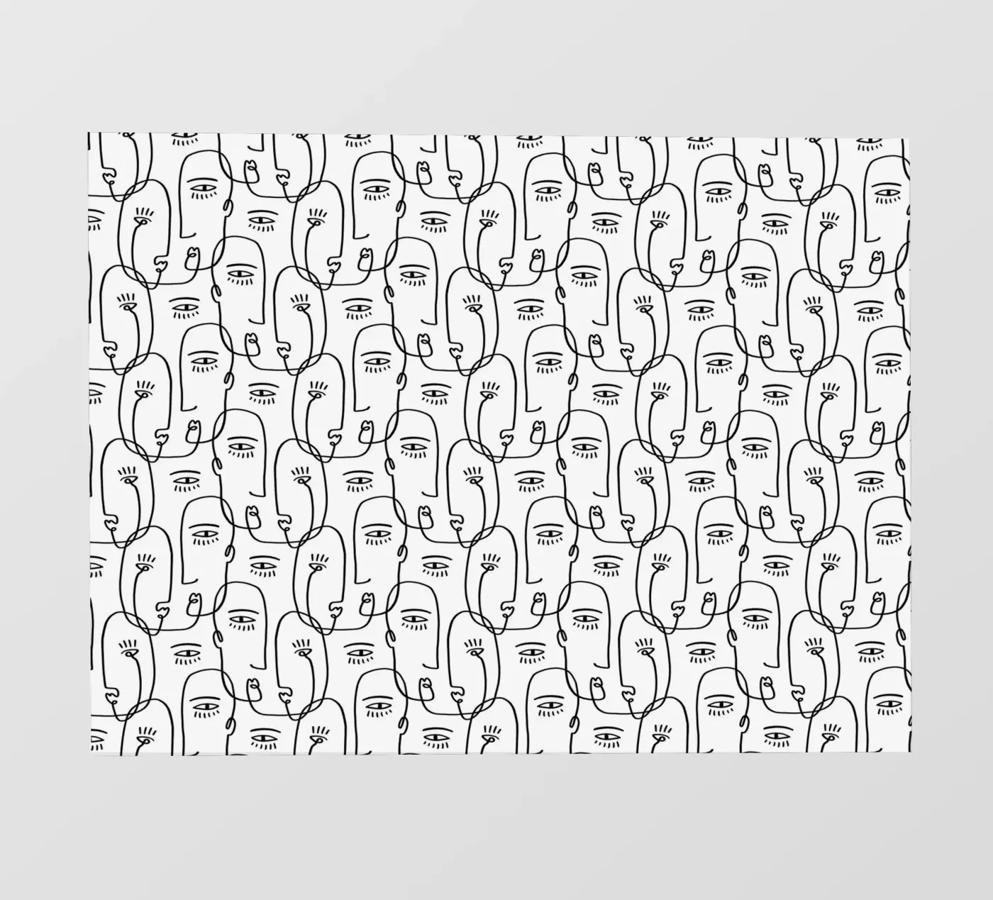 Face Pattern pvc cover by treechild