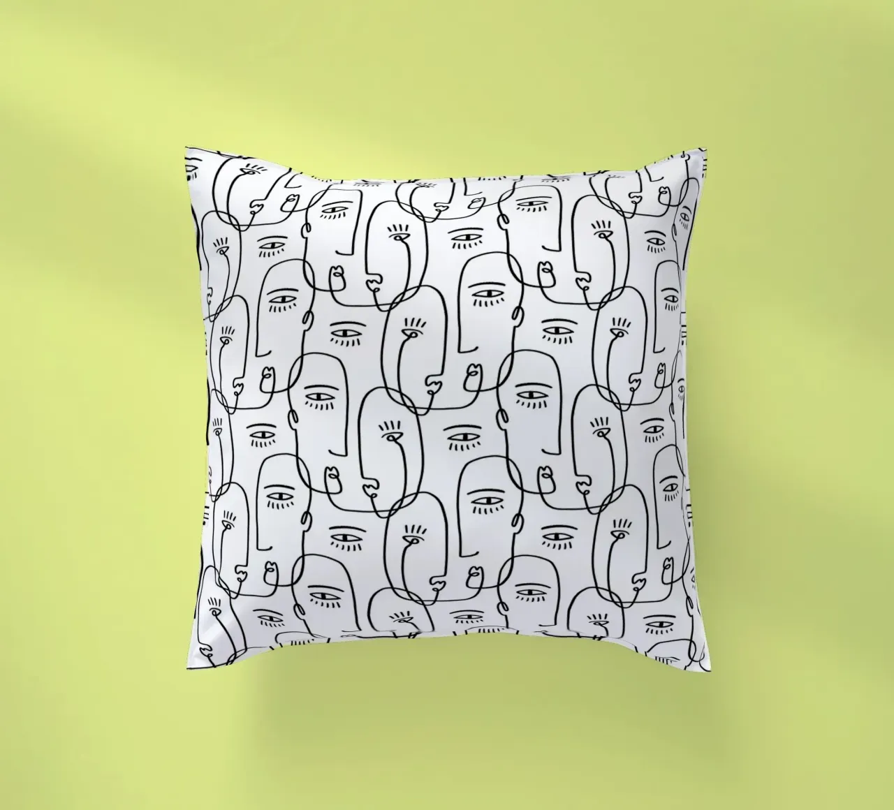 Face Pattern cuscino da treechild