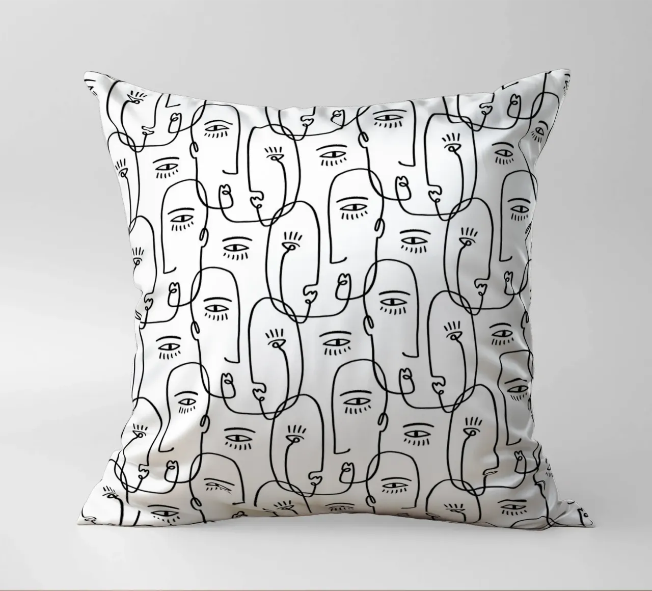 Face Pattern cuscino da treechild