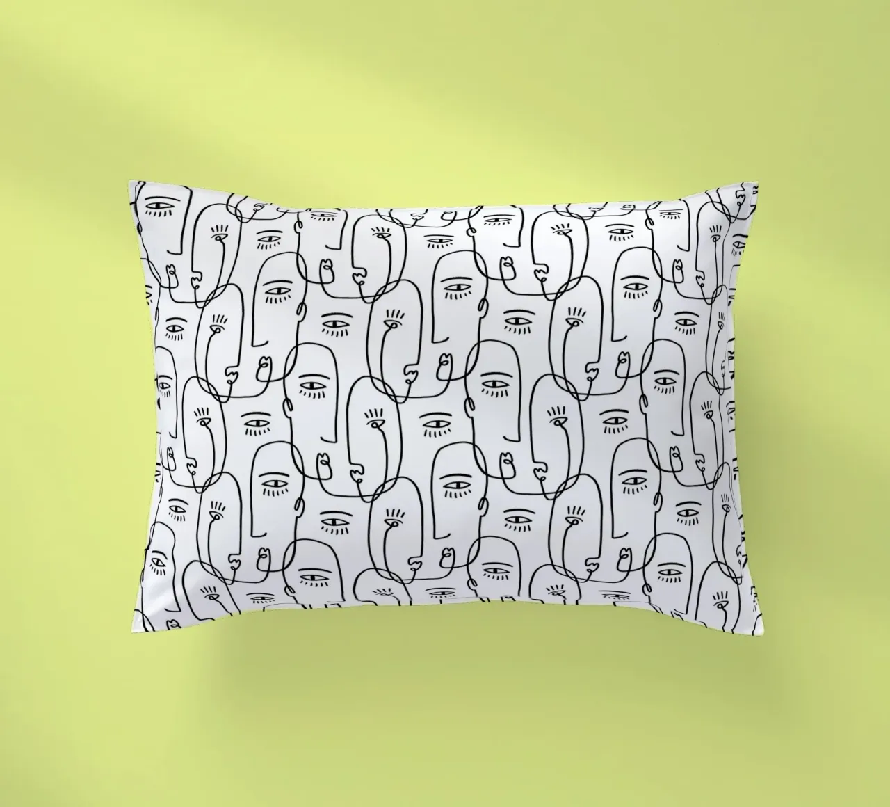 Face Pattern cuscino da treechild