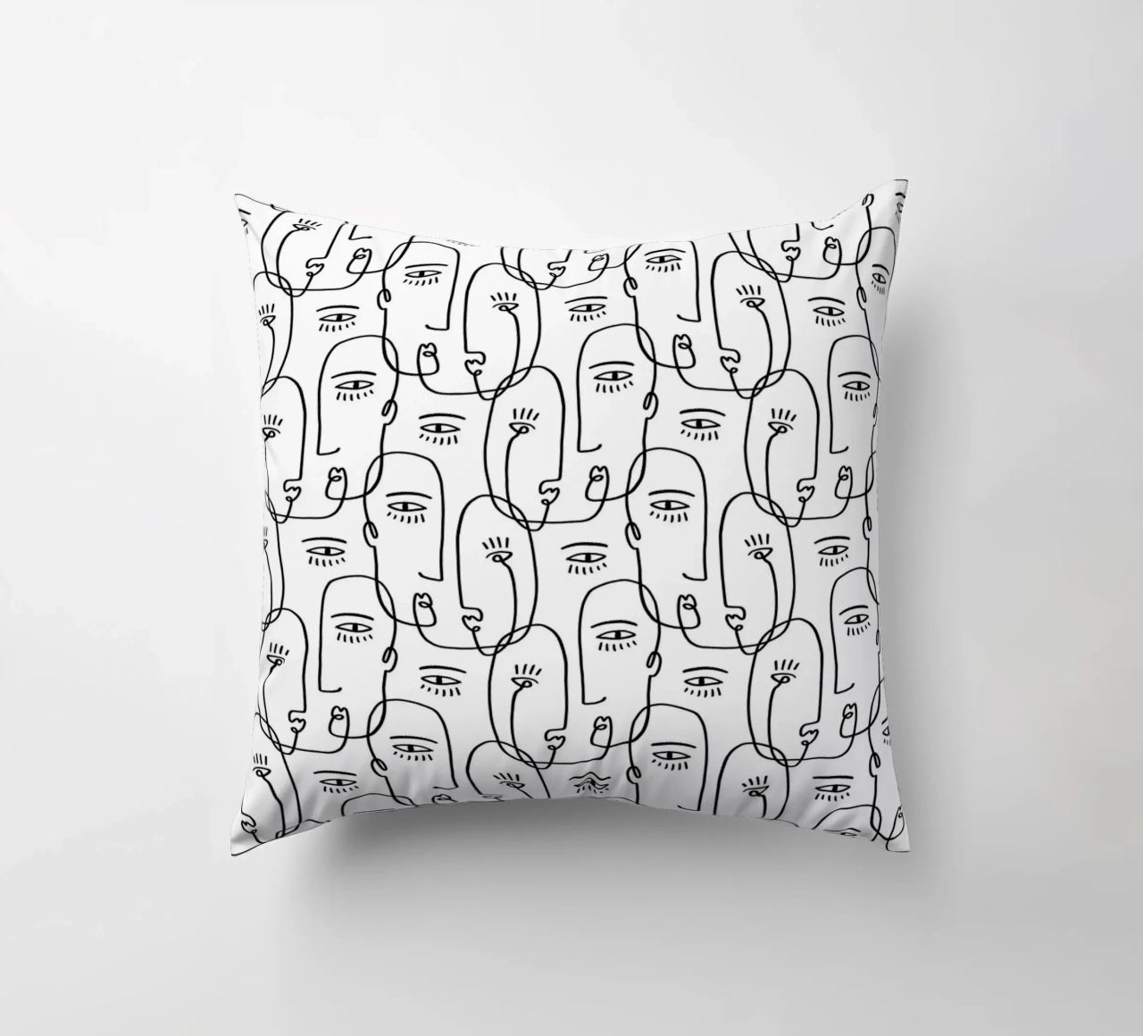 Face Pattern cuscino da treechild