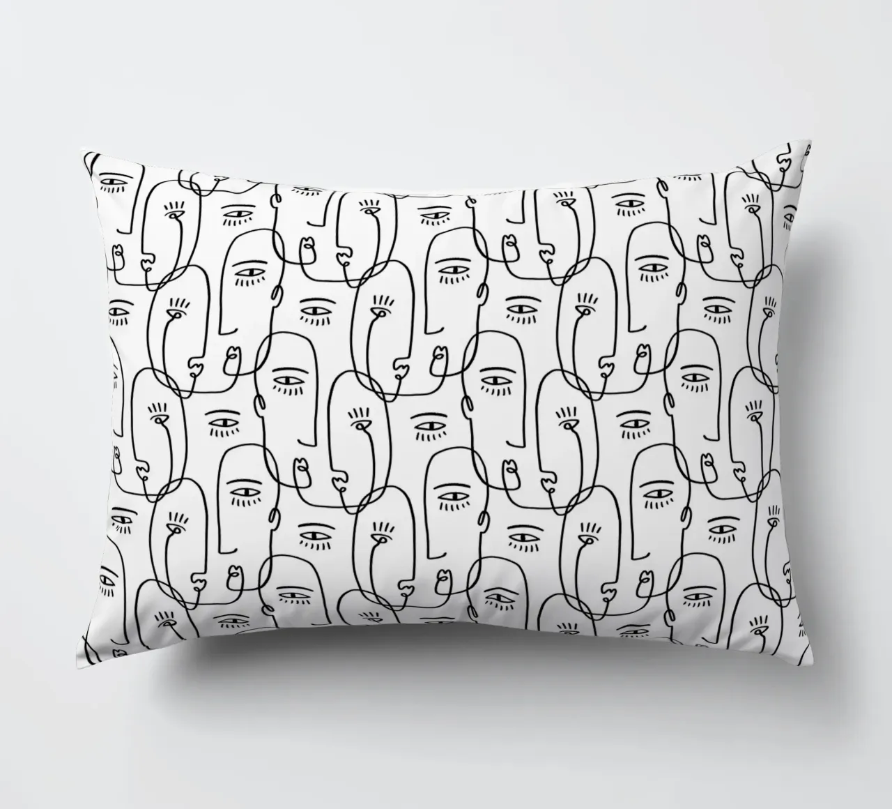 Face Pattern cuscino da treechild