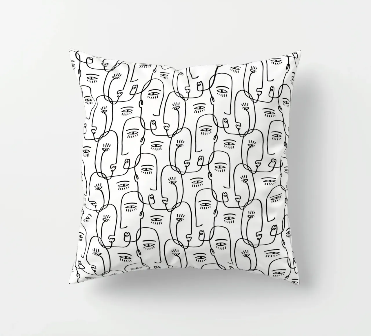 Face Pattern cuscino da treechild