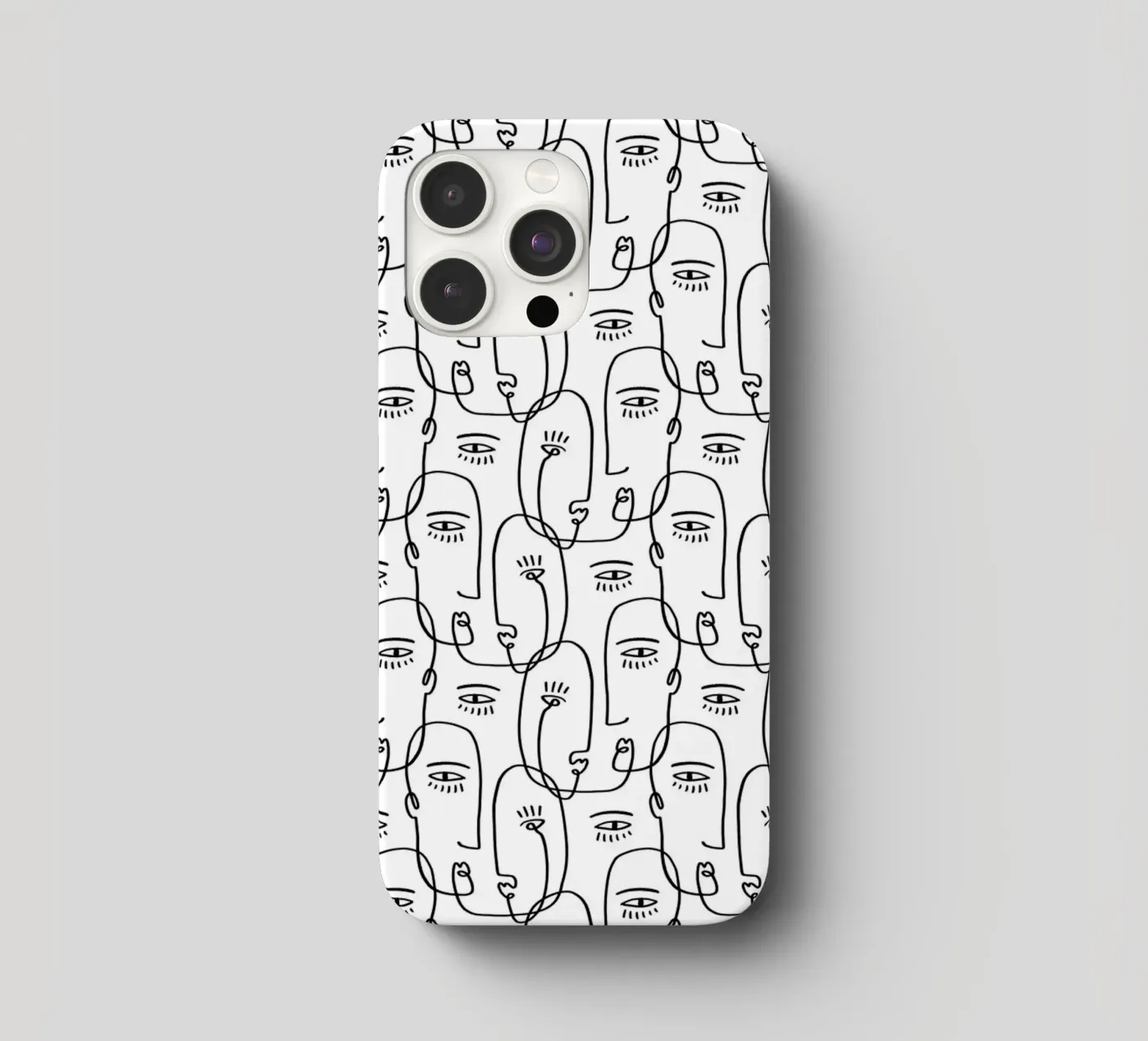 Face Pattern cover iphone da treechild