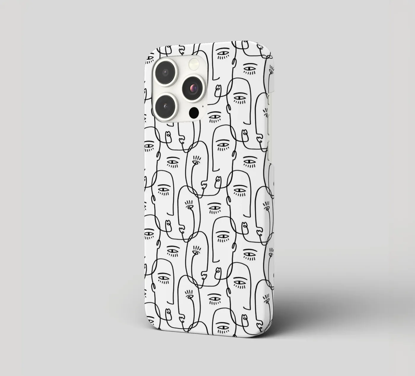 Face Pattern iphone case by treechild