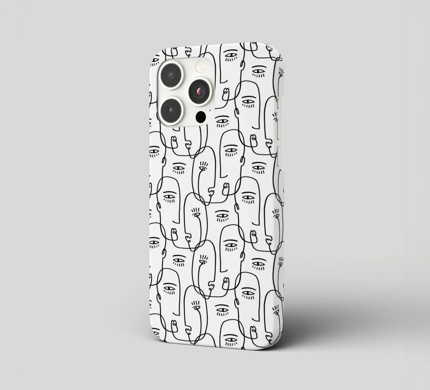 Face Pattern cover iphone da treechild