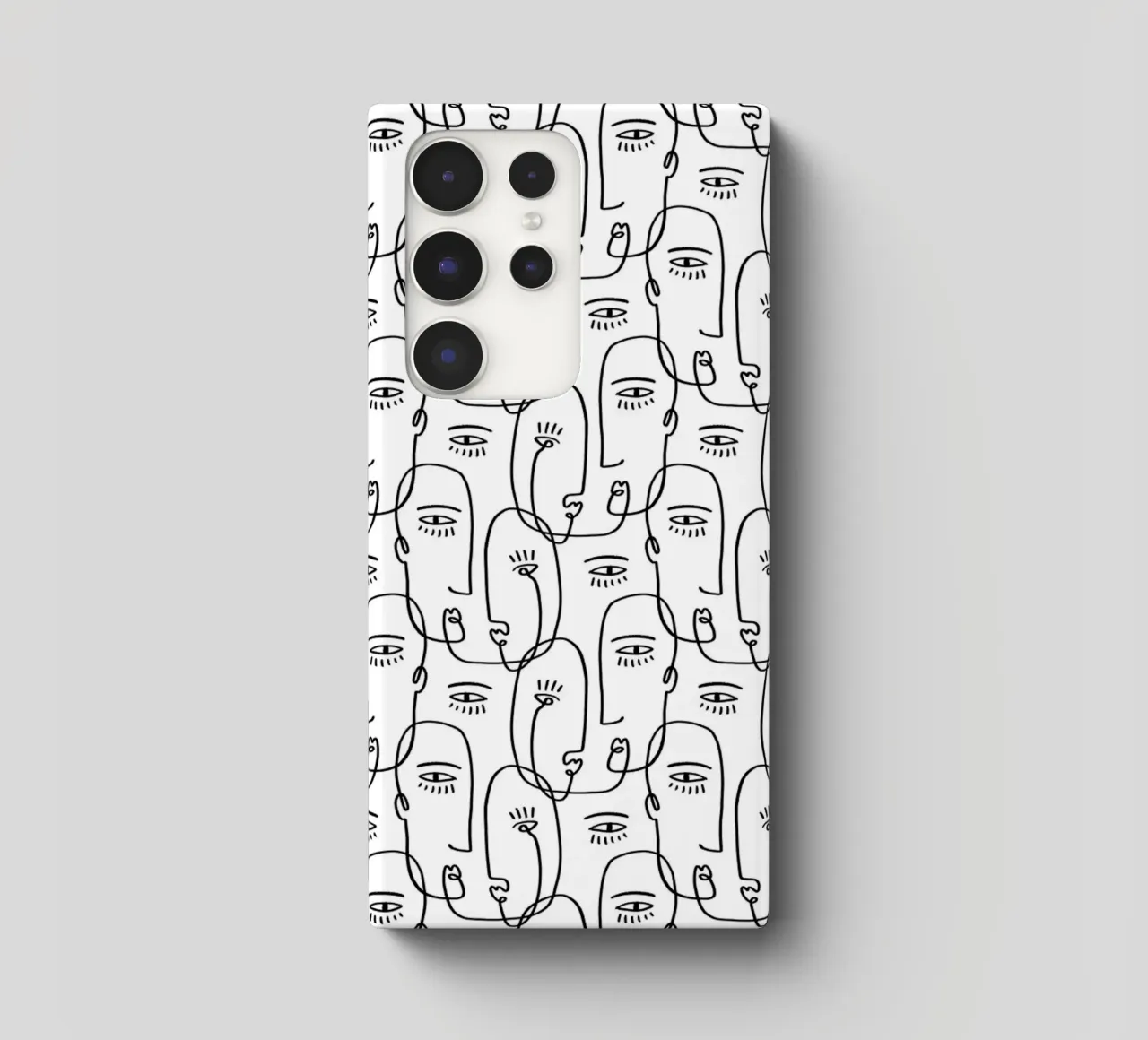 Face Pattern cover samsung da treechild