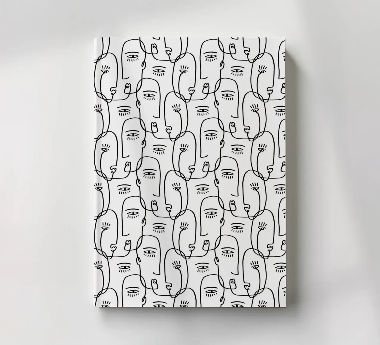 Face Pattern notebook by treechild