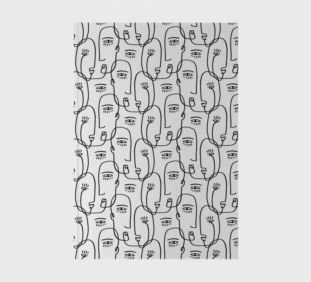 Face Pattern notebook by treechild