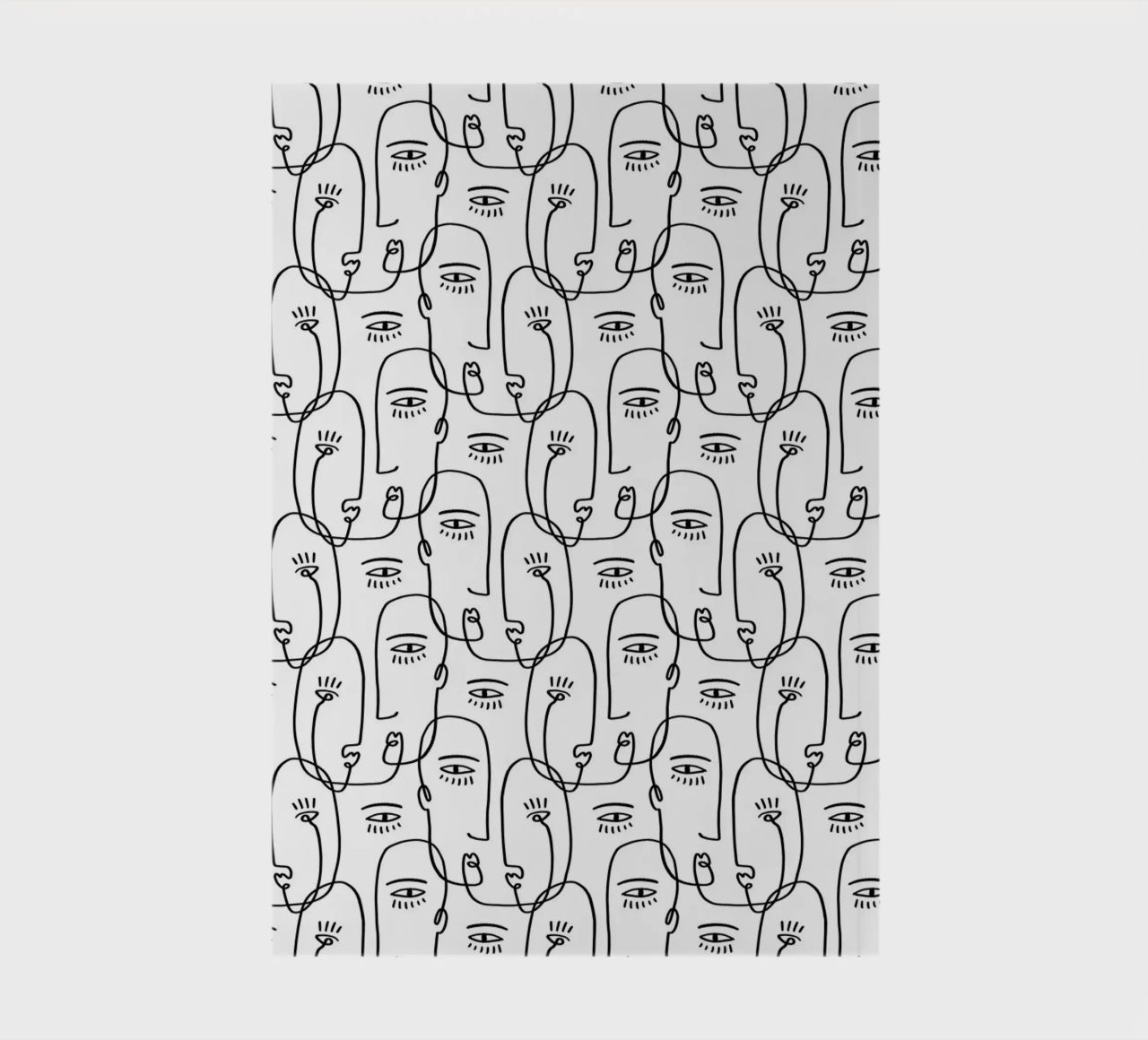 Face Pattern notebook by treechild