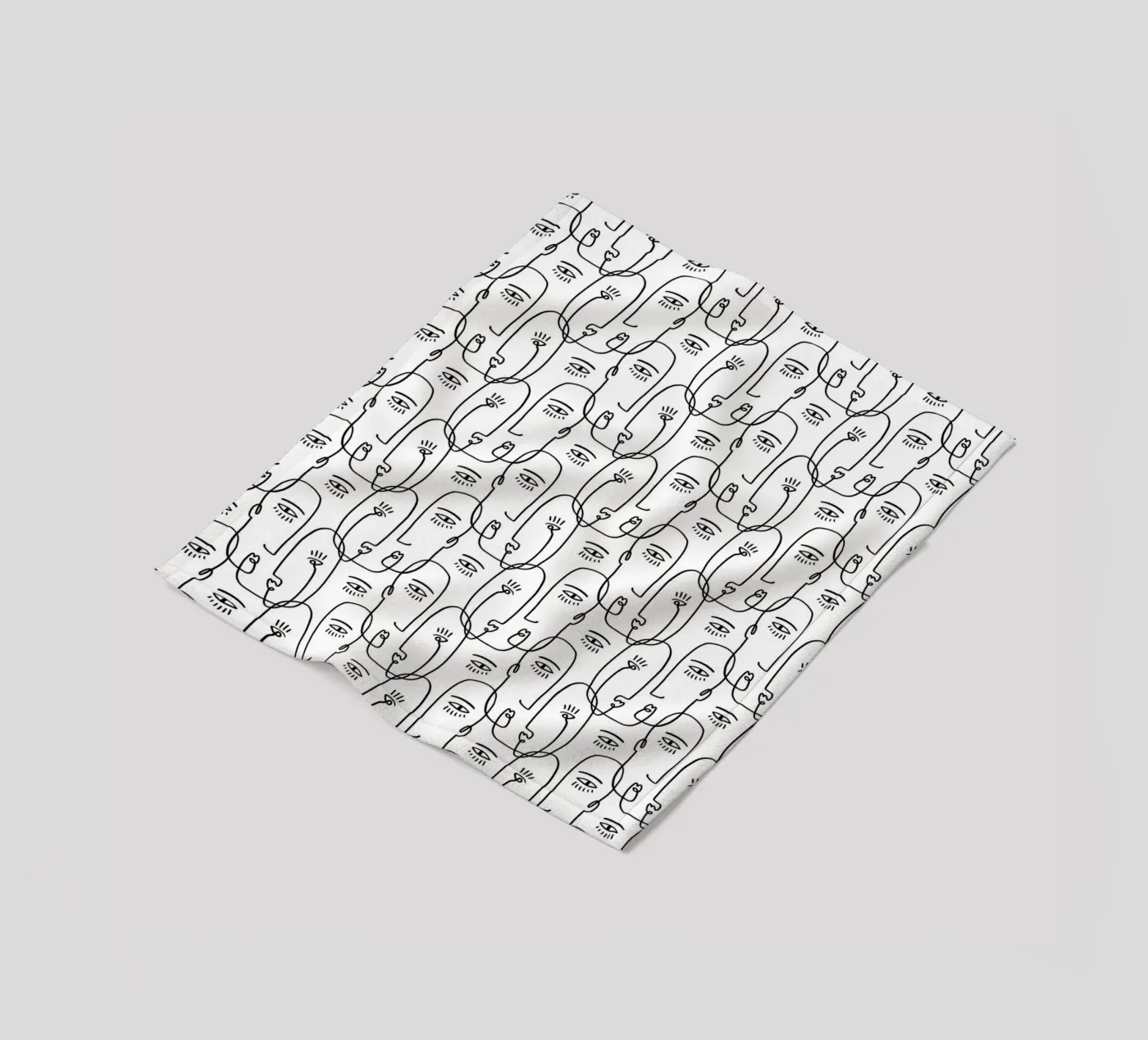 Face Pattern fleecedeken van treechild