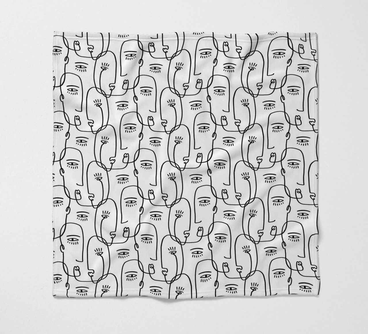 Face Pattern coperta in pile da treechild