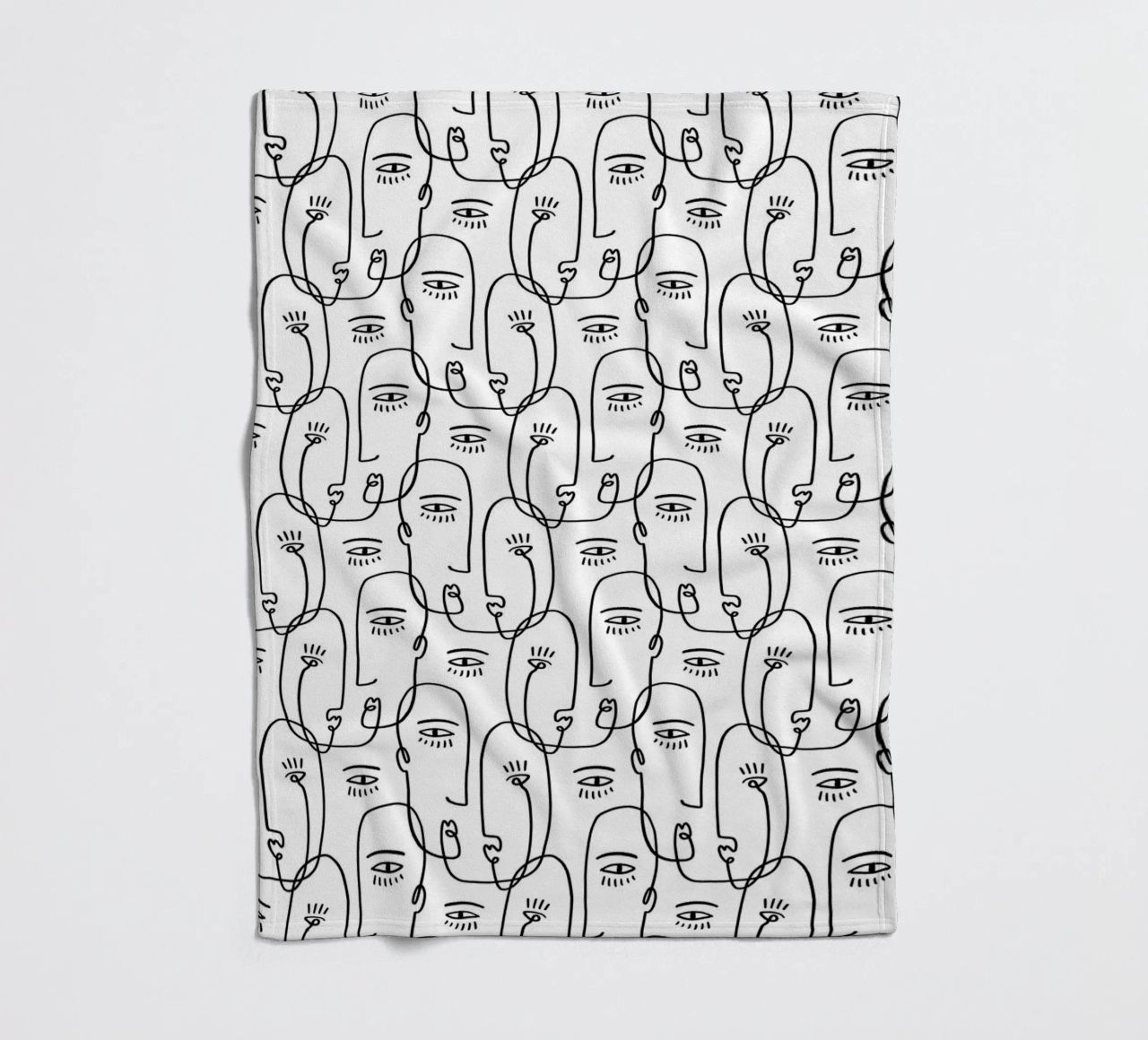 Face Pattern coperta in pile da treechild