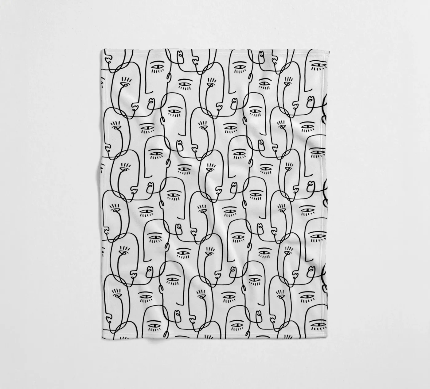 Face Pattern fleecedeken van treechild