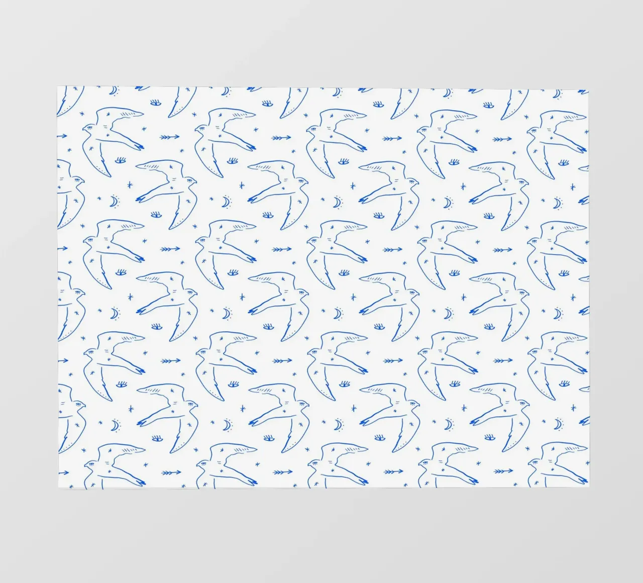 Bird Pattern fotobehang van treechild