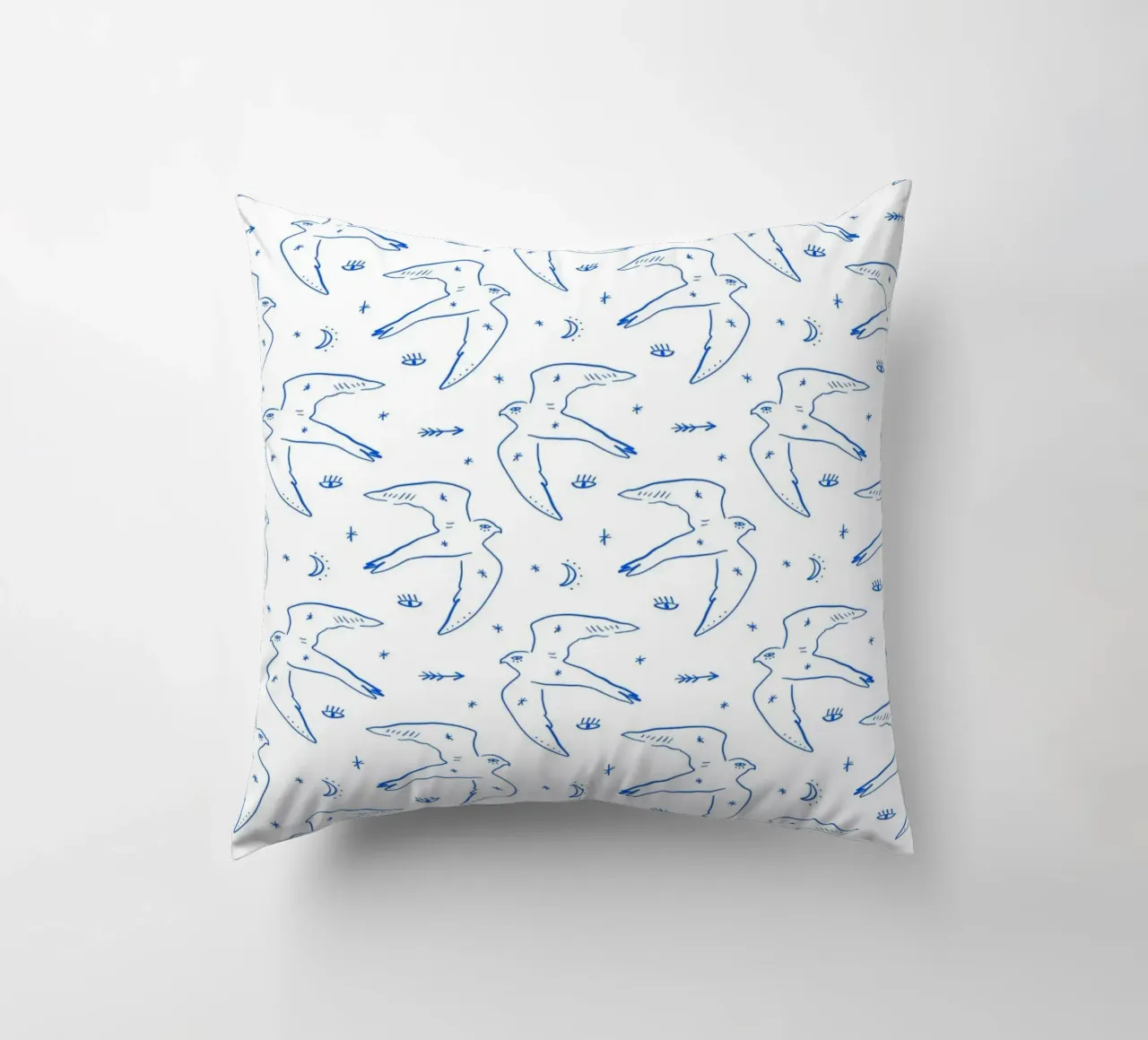 Bird Pattern cuscino da treechild
