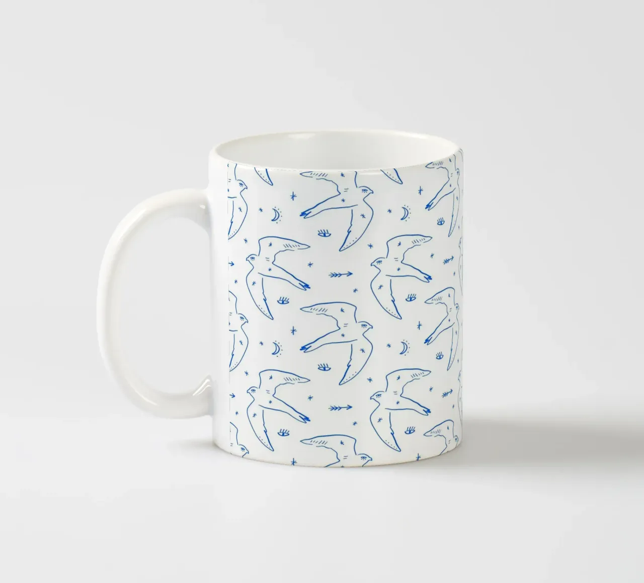 Bird Pattern tazza in ceramica da treechild