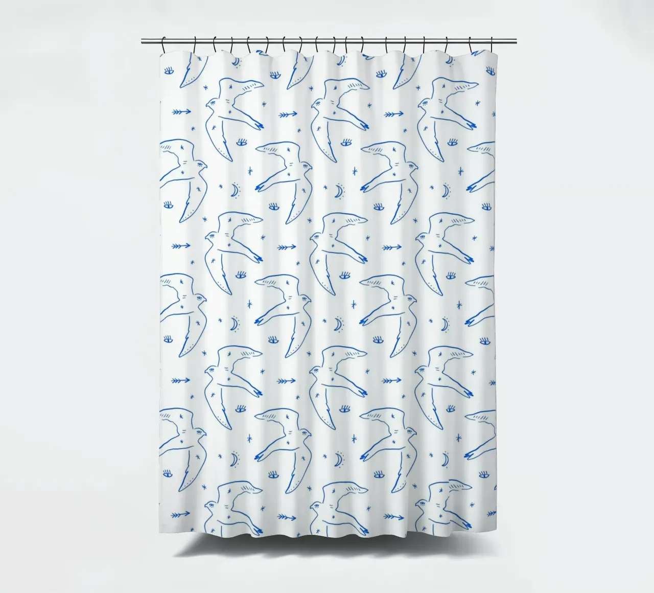 Bird Pattern Duschvorhang von treechild