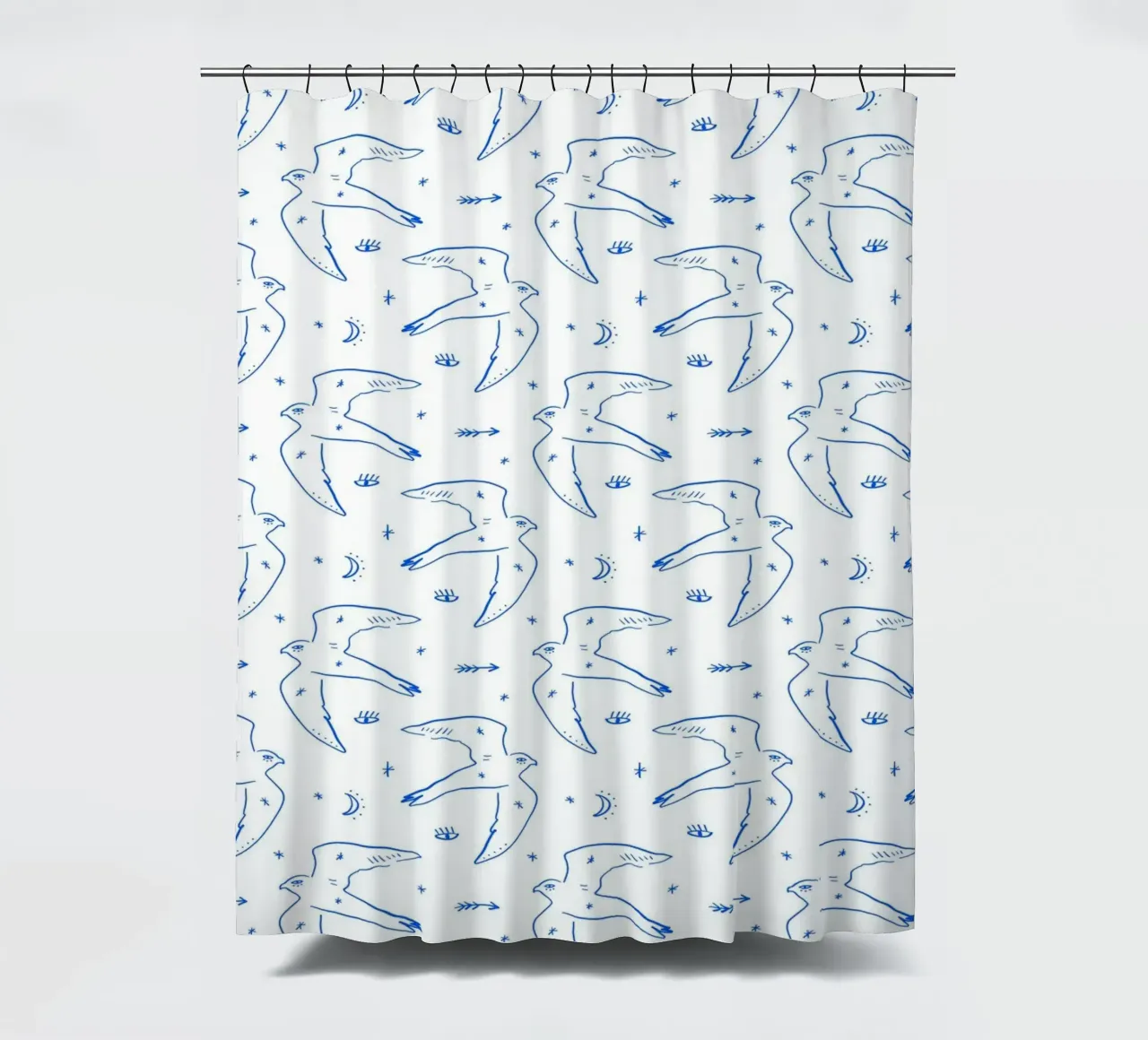 Bird Pattern Duschvorhang von treechild