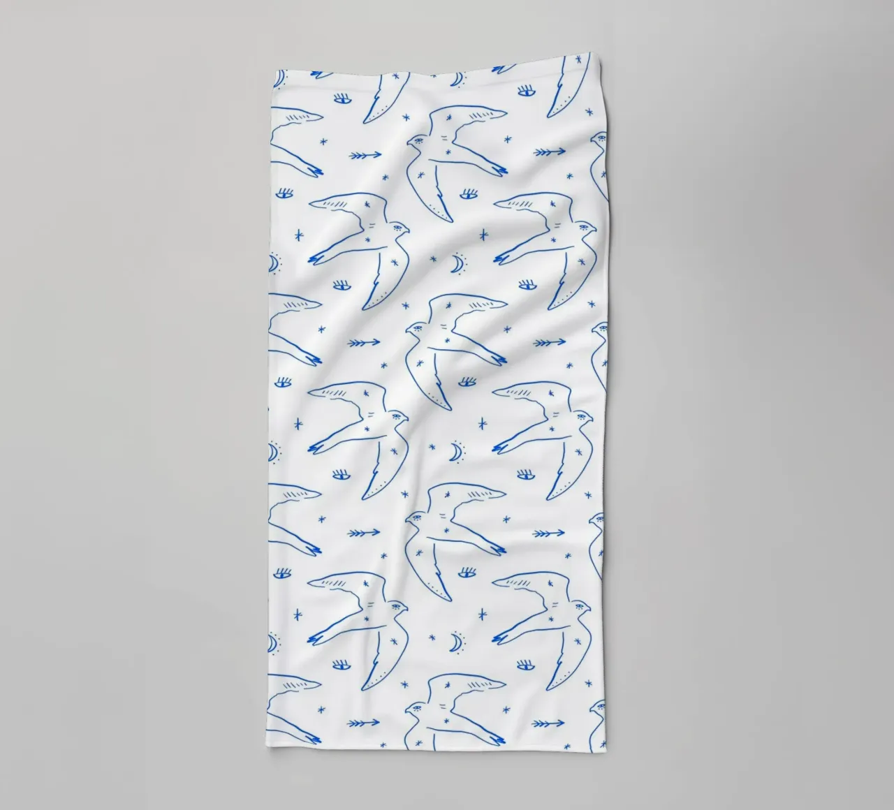 Bird Pattern towel by treechild
