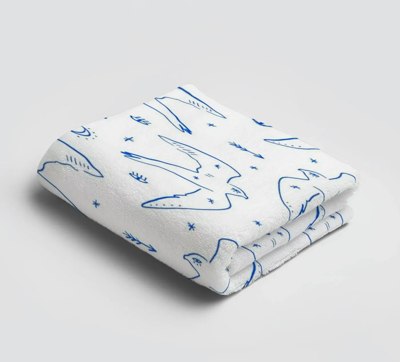 Bird Pattern asciugamano da bagno da treechild
