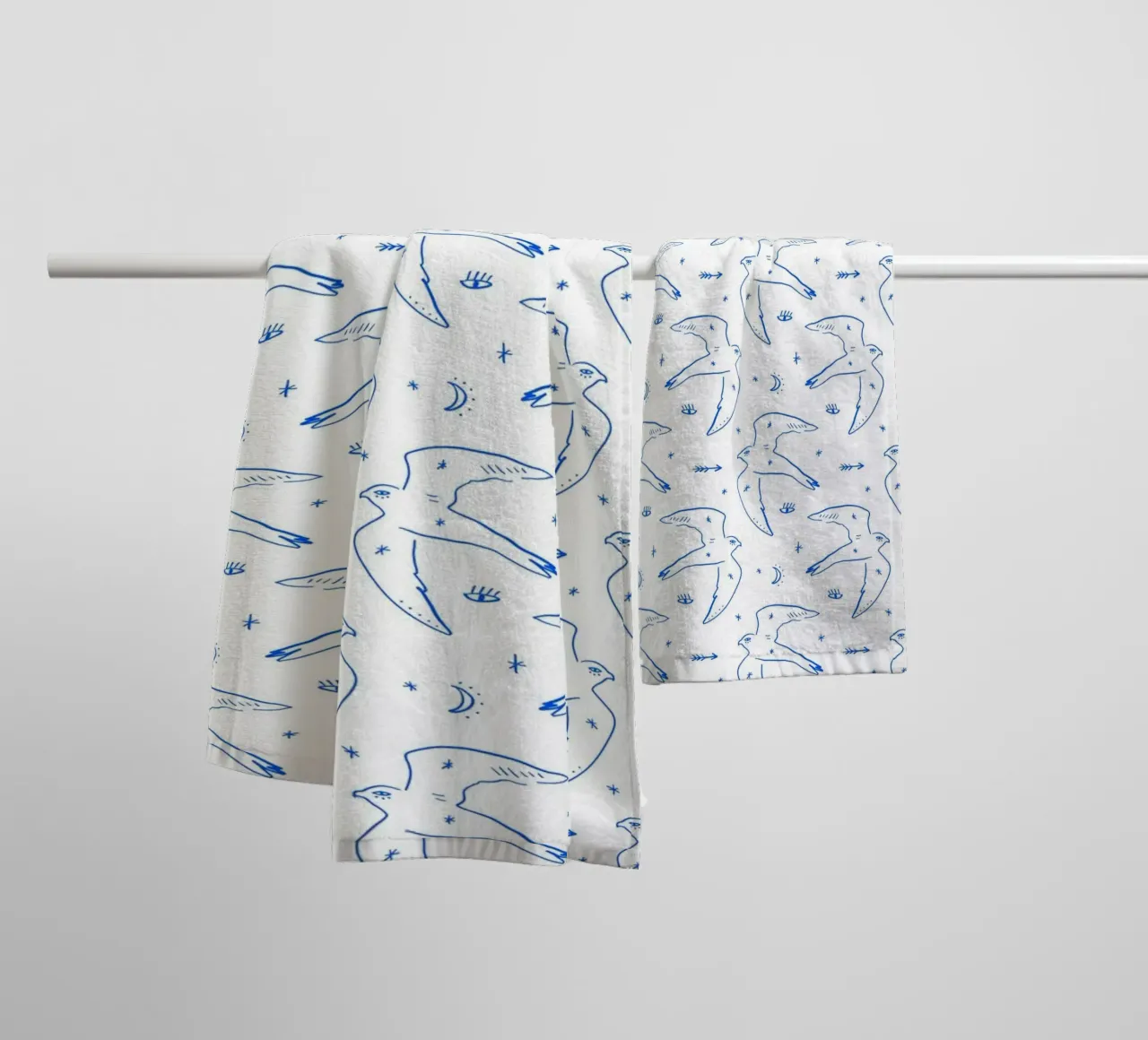 Bird Pattern towel by treechild