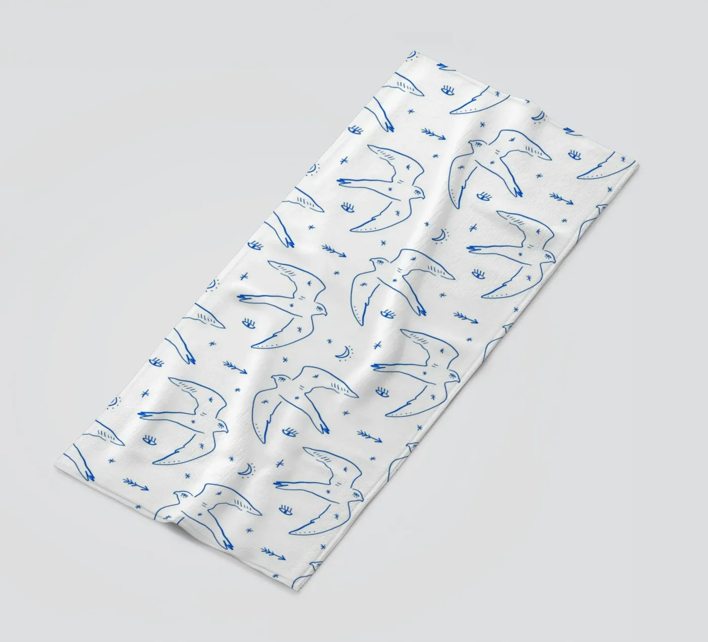 Bird Pattern telo mare da treechild