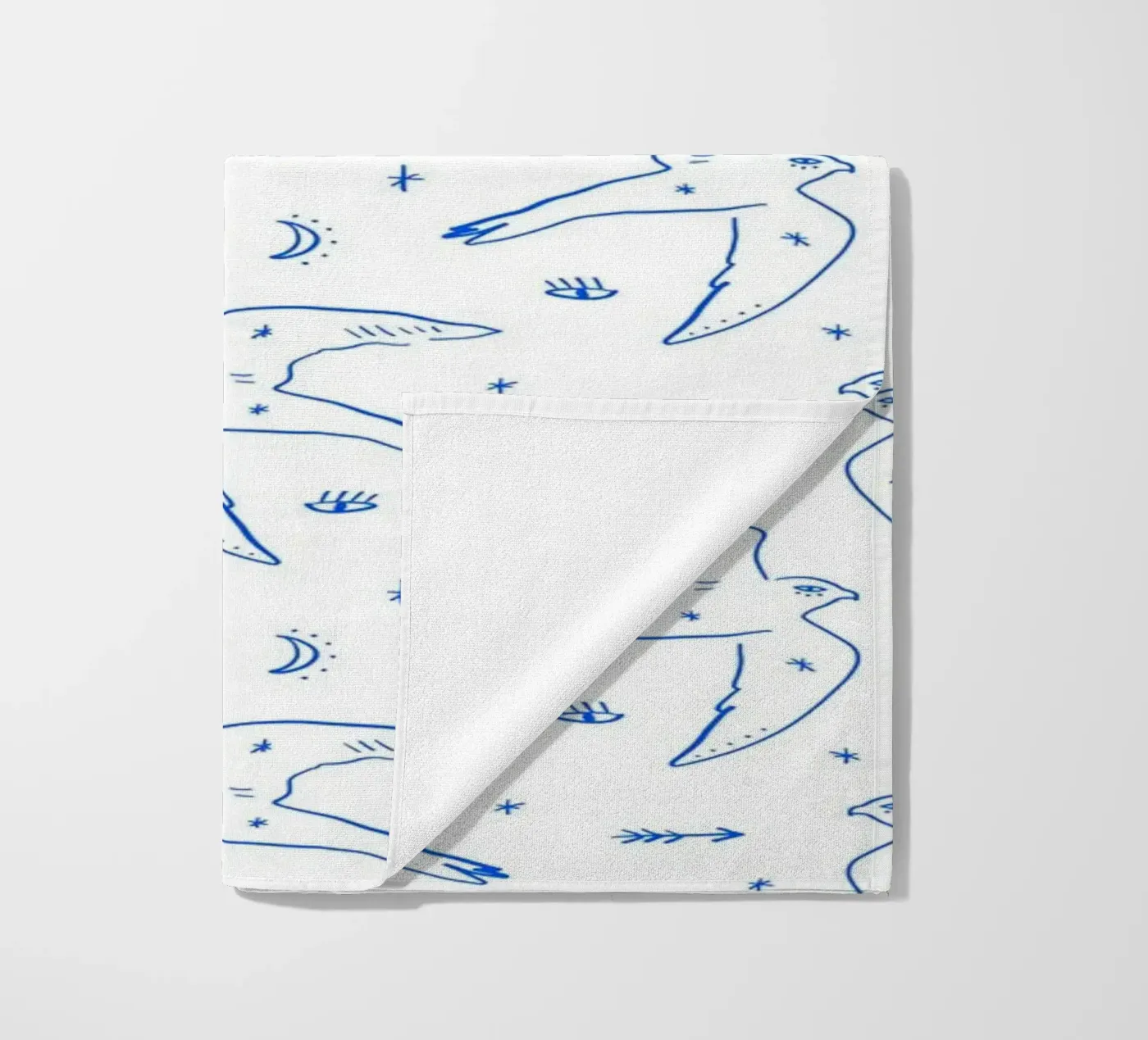 Bird Pattern beach towel by treechild