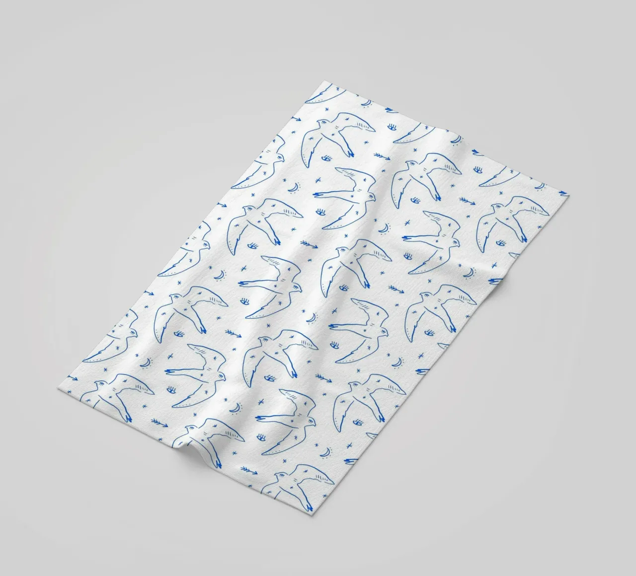 Bird Pattern telo mare da treechild