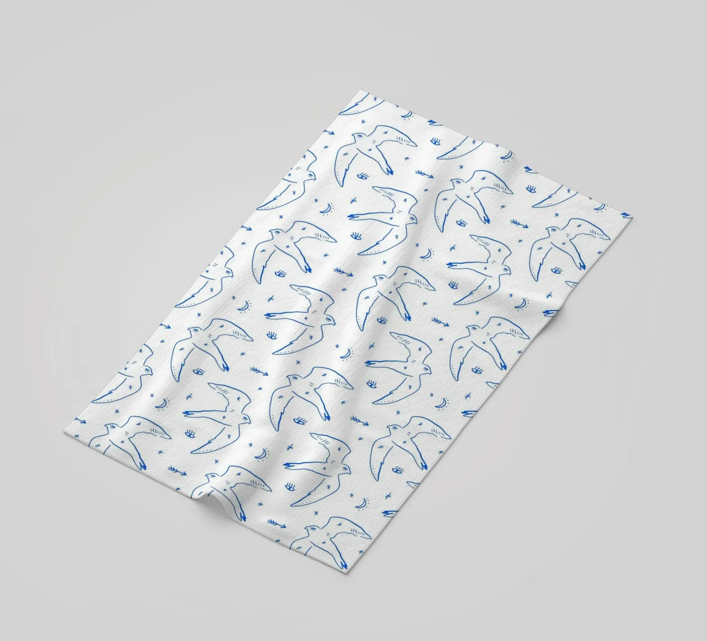Bird Pattern beach towel by treechild