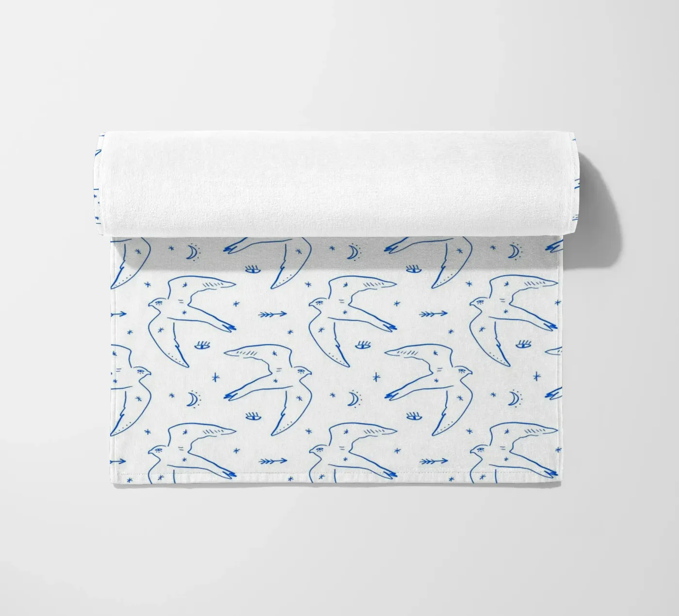 Bird Pattern beach towel by treechild
