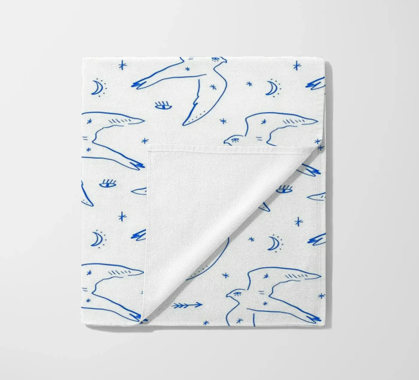 Bird Pattern beach towel by treechild