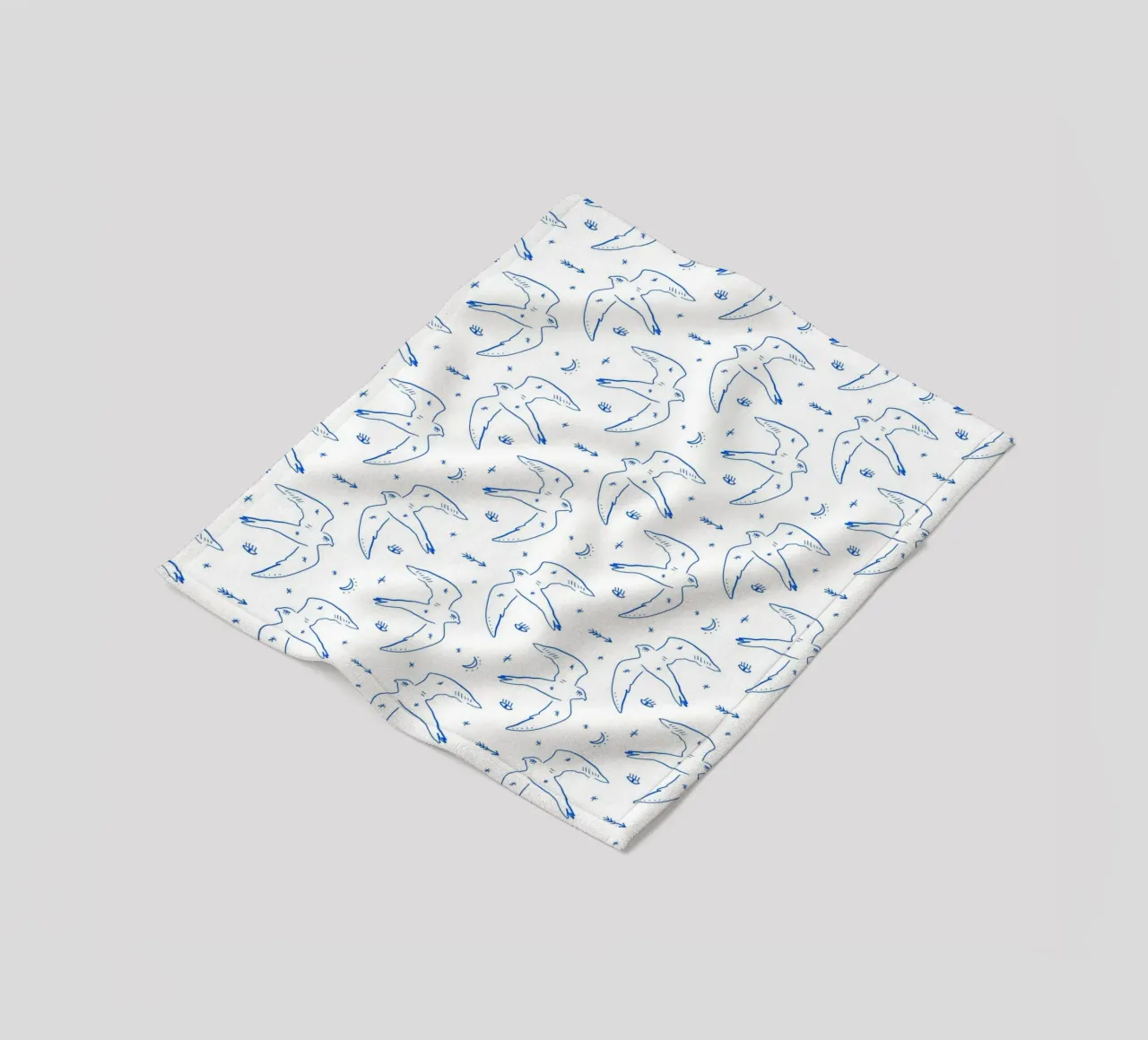 Bird Pattern coperta in pile da treechild