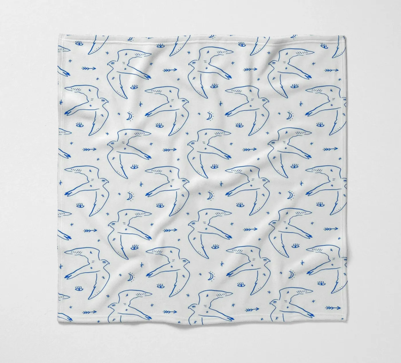 Bird Pattern coperta in pile da treechild