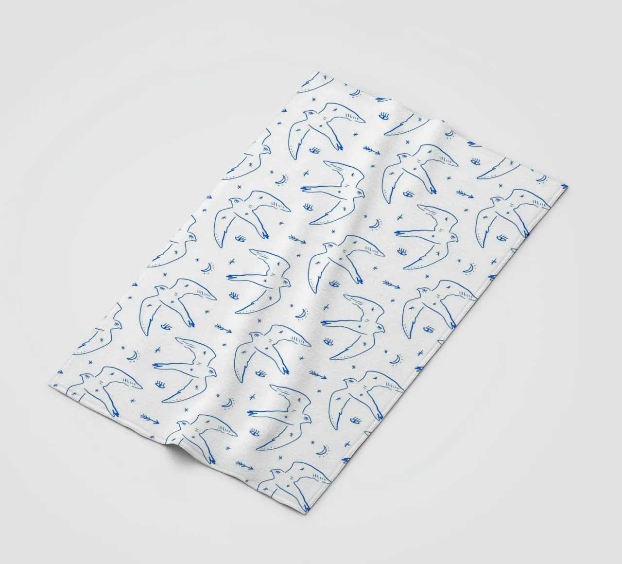 Bird Pattern coperta in pile da treechild