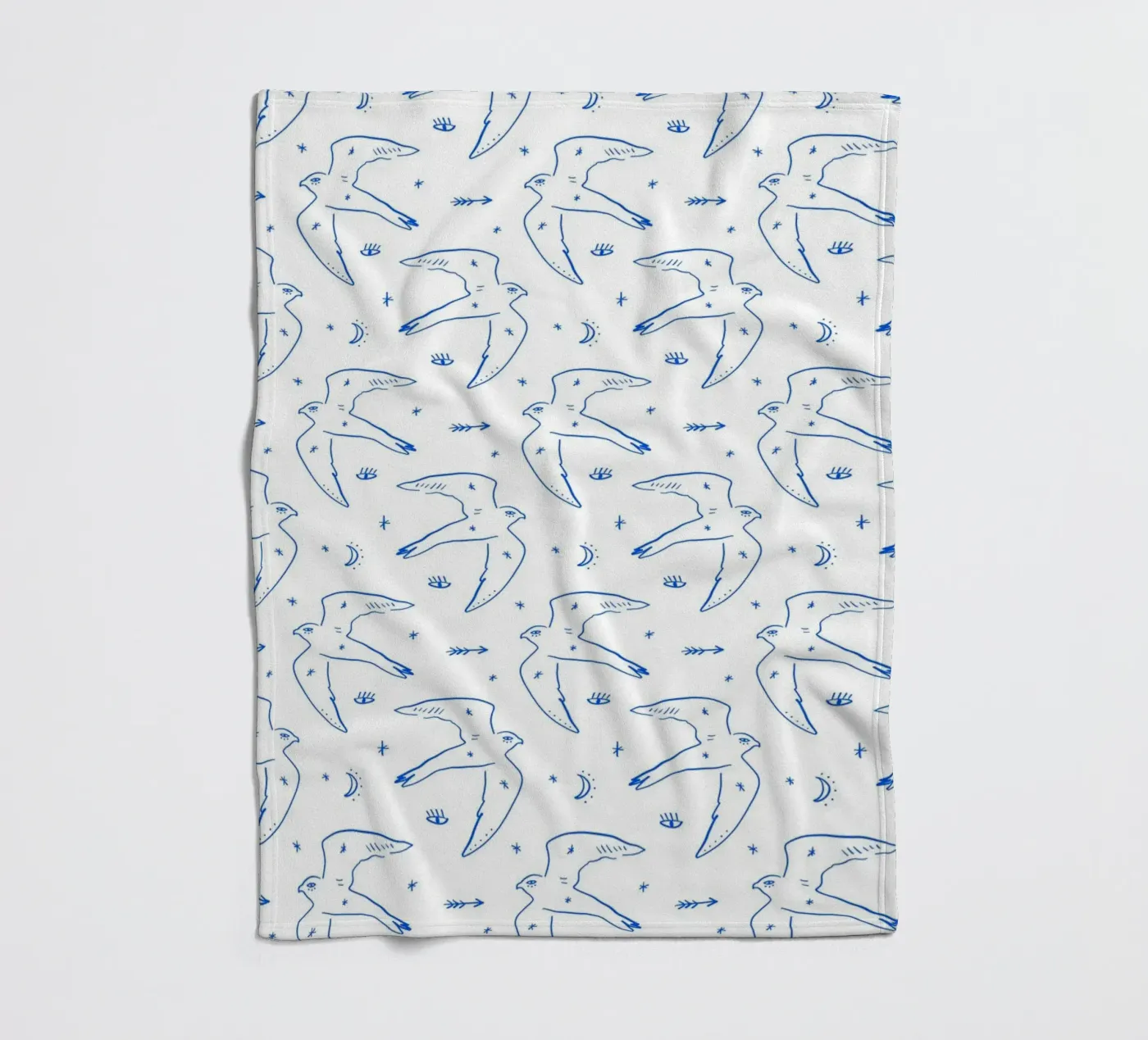 Bird Pattern coperta in pile da treechild