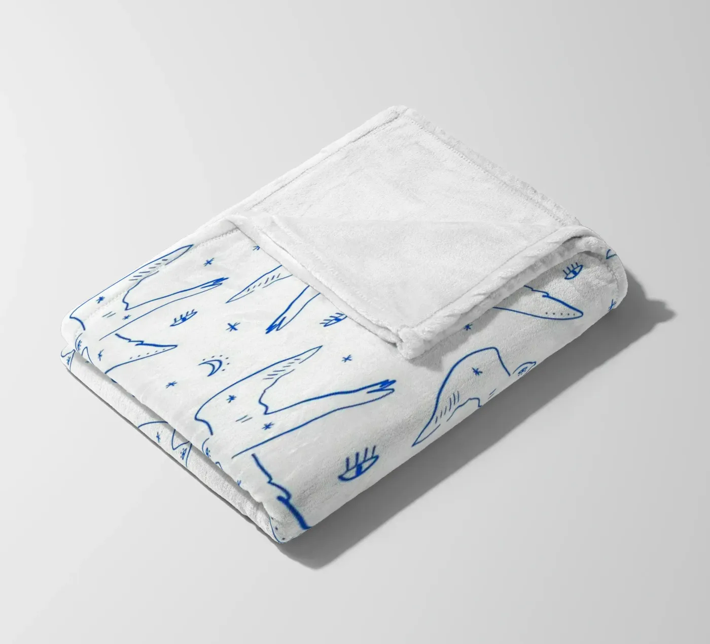 Bird Pattern coperta in pile da treechild