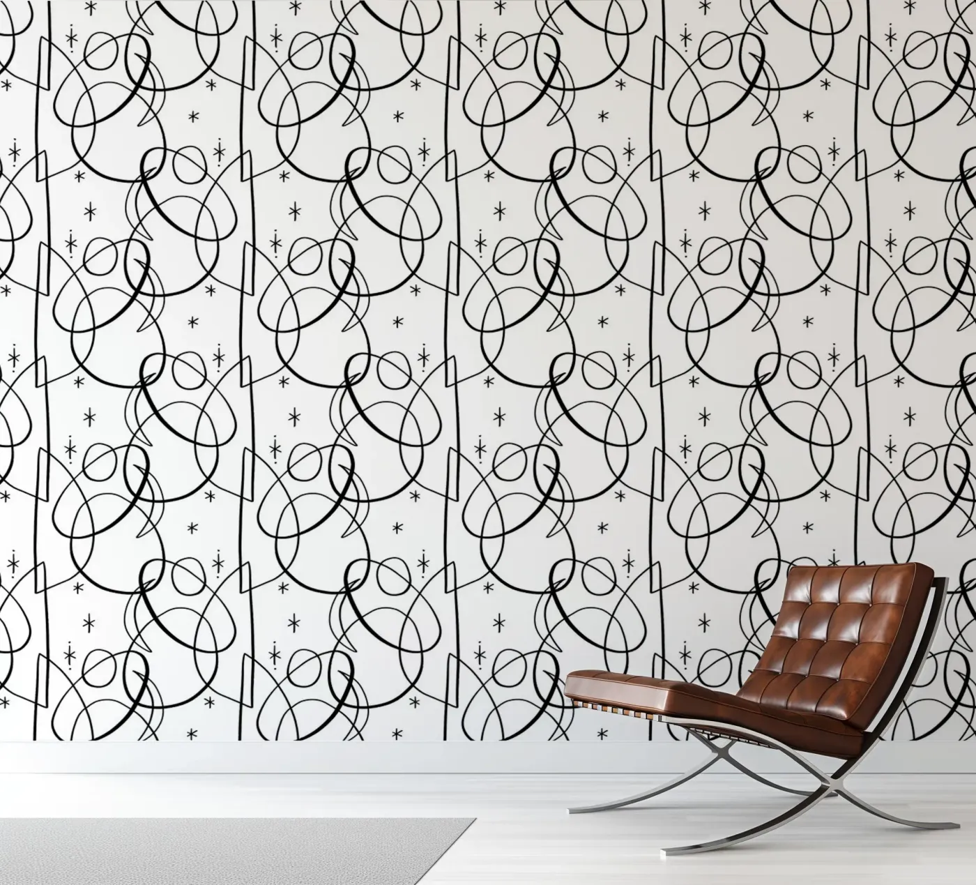 Cosmic Pattern fotobehang van treechild