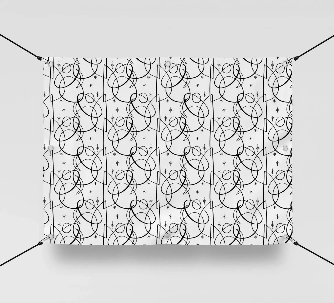 Cosmic Pattern PVC Plane von treechild