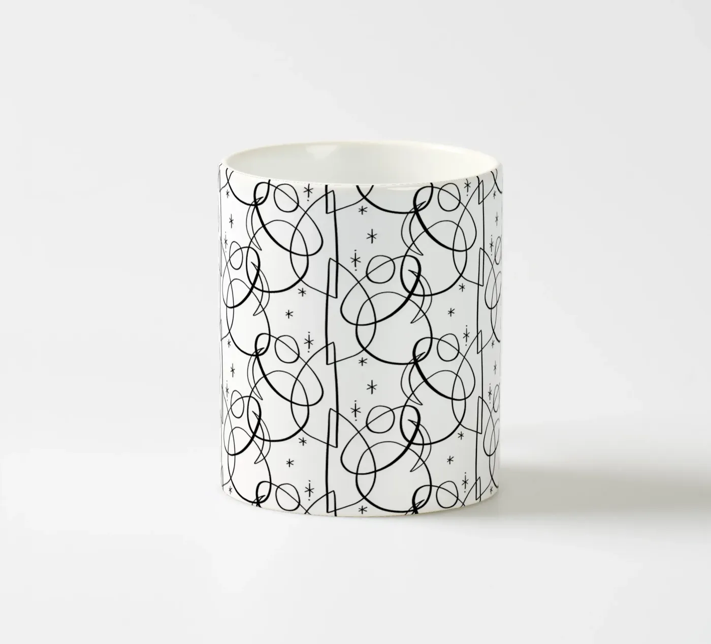 Cosmic Pattern ceramic mug by treechild