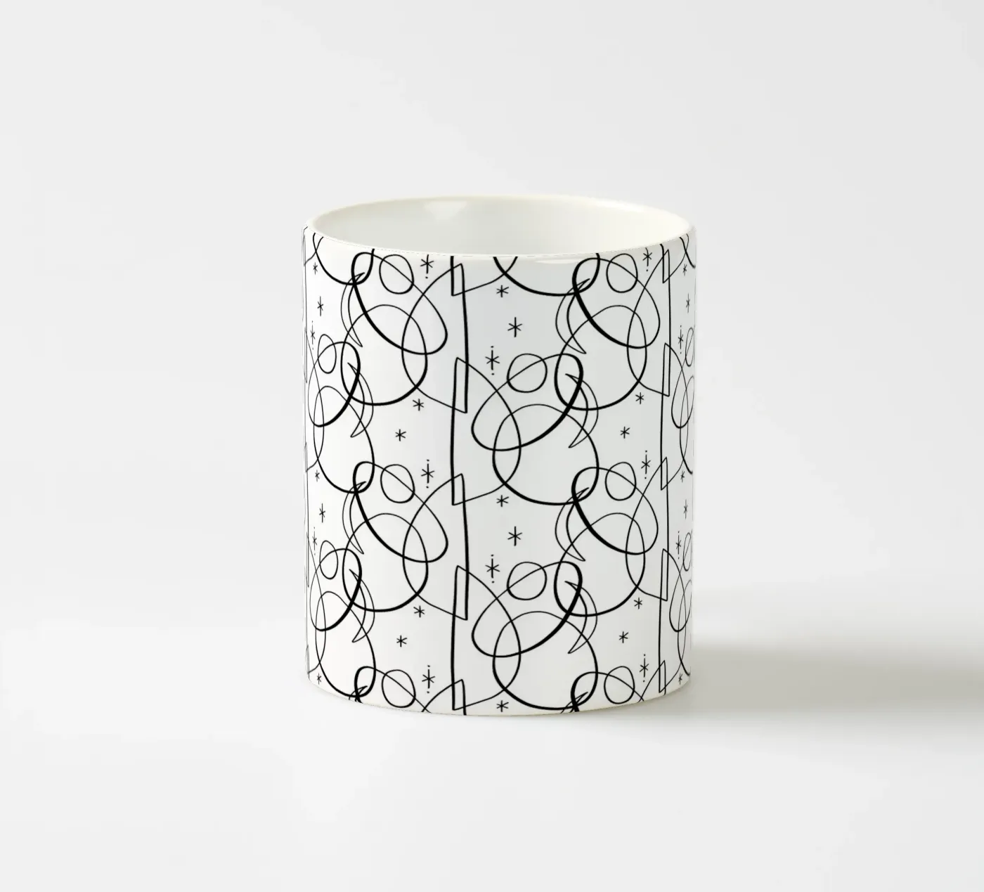 Cosmic Pattern ceramic mug by treechild