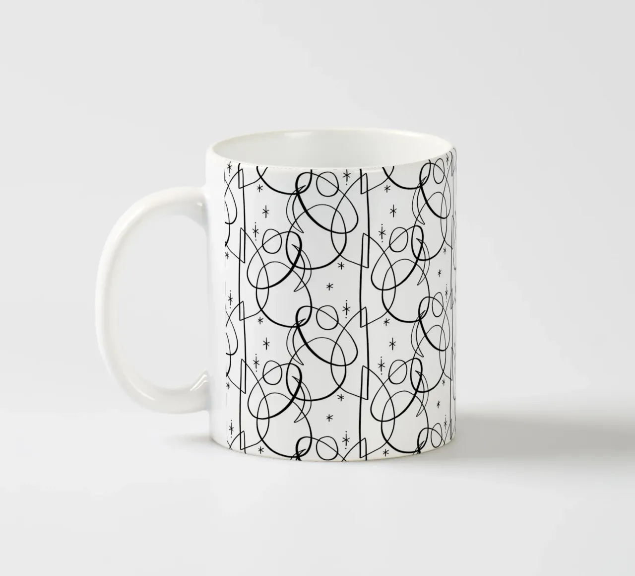 Cosmic Pattern taza de cerámica de treechild