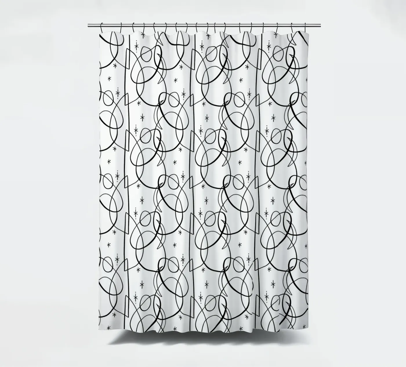 Cosmic Pattern Duschvorhang von treechild