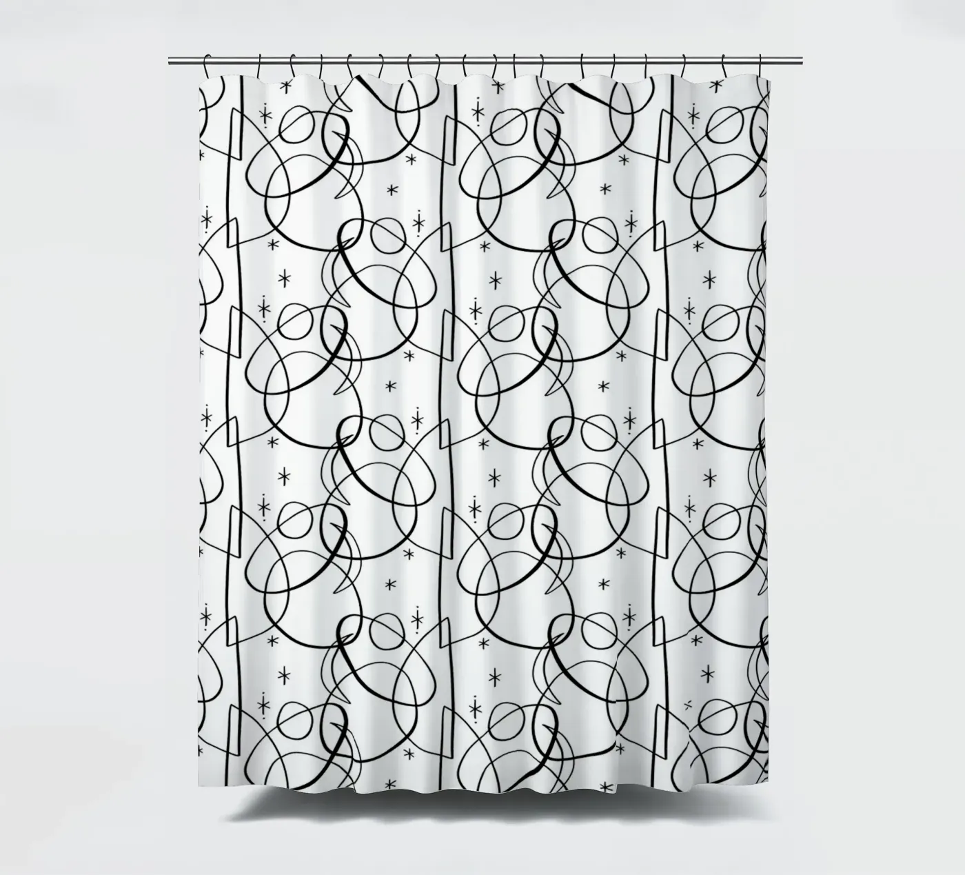 Cosmic Pattern Duschvorhang von treechild