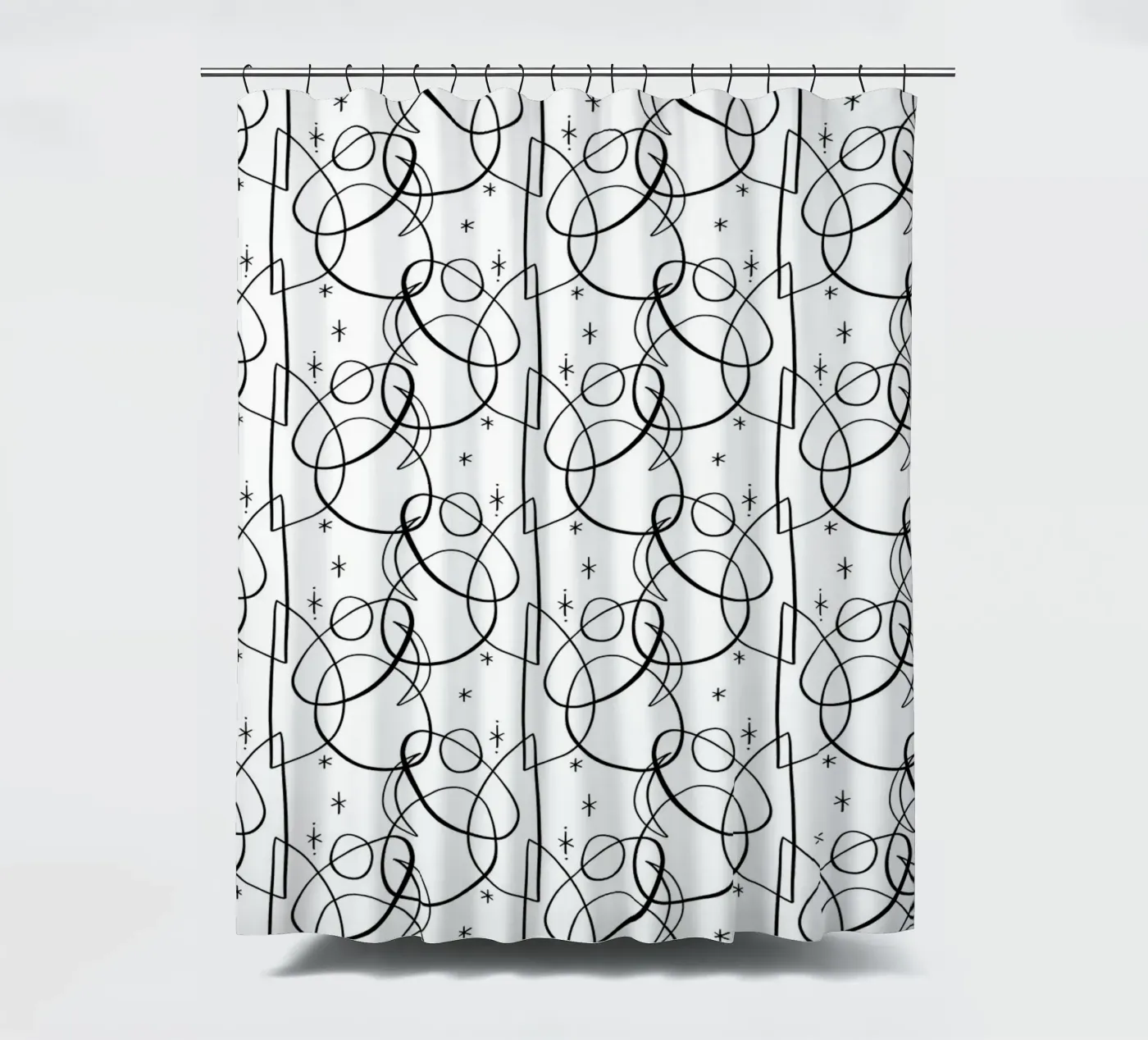 Cosmic Pattern Duschvorhang von treechild