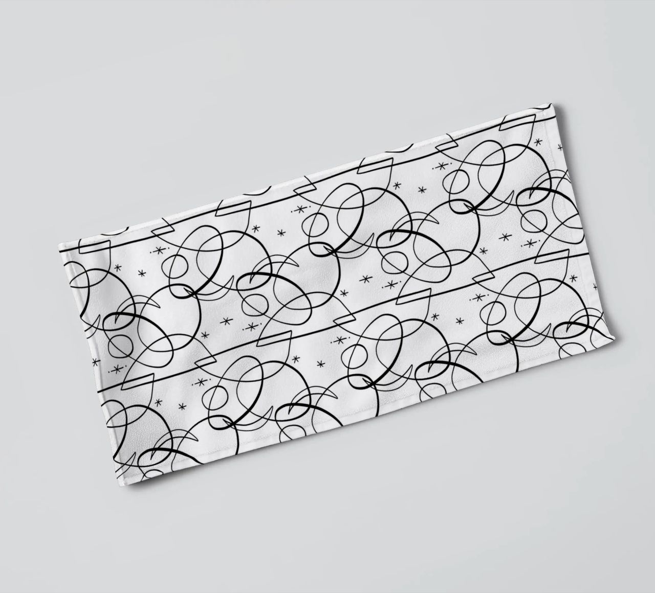 Cosmic Pattern asciugamano da bagno da treechild